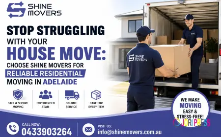 Stop Struggling with Your House Move: Choose Shine Movers for Reliable Residential Moving in Adelaide