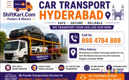 Car Transport Hyderabad: A Complete Guide to Safe & Hassle-Free Vehicle Shifting by ShiftKart