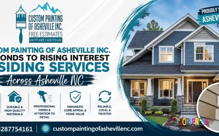 Custom Painting of Asheville Inc. Responds to Rising Interest in Siding Services Across Asheville NC