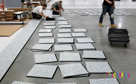 Replacing an ESD Floor Without Stopping Production