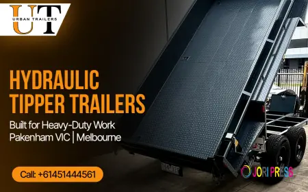Hydraulic Tipper Trailers in Melbourne: Built for Heavy-Duty Work | Urban Trailers