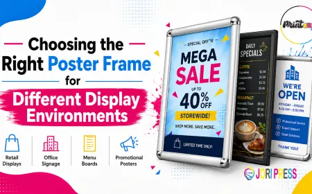 Choosing the Right Poster Frame for Different Display Environments