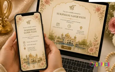 How Can Digital Sukhmani Sahib Path Invitations Simplify Event Planning?