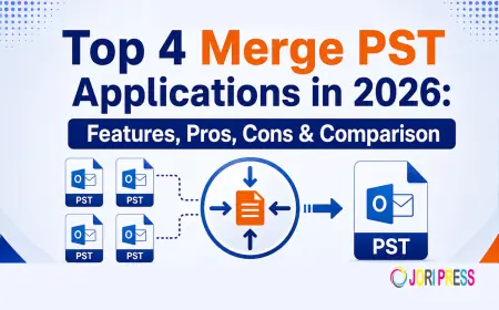 Top 4 Merge PST Applications in 2026: Comparison, Features, Pros, Cons.