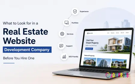 What to Look for in a Real Estate Website Development Company Before You Hire One