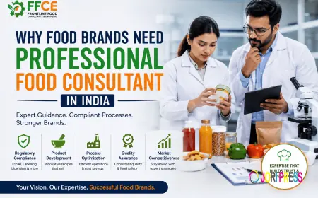 Why Every Food Brand Needs a Professional Food Consultant in India