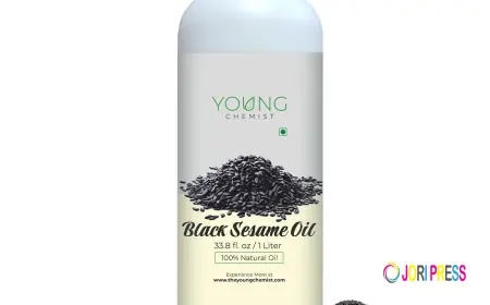 Black Sesame Oil for Healthy Hair & Skin
