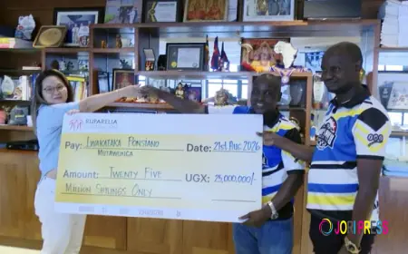  Rally Driver Lwakataka Receive UGX 25 Million Boost from Ruparelia Group Towards his Return Rally 