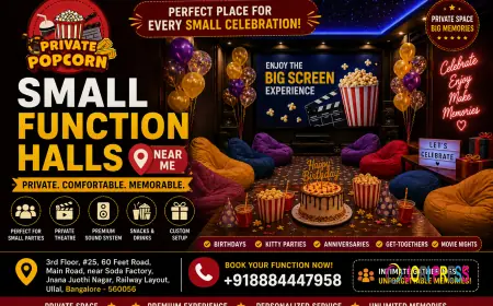 Small Function Halls Near Me – Celebrate Special Moments with Private Popcorn