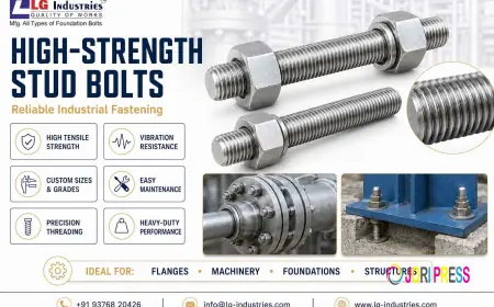 Stud Bolts Manufacturer for Strong Industrial Fastening