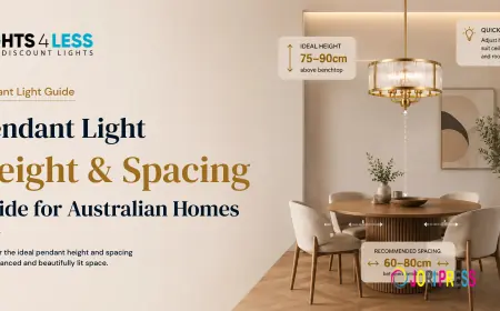 Pendant Light Height and Spacing Guide for Australian Homes