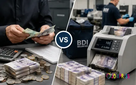 Manual Cash Counting vs Cash Processing Companies in the UK