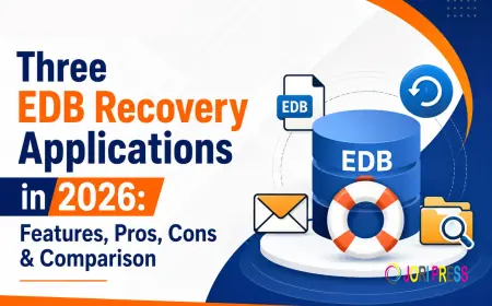 Three EDB Recovery Applications in 2026: Features, Pros, Cons & Comparison
