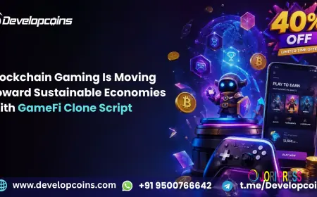 Blockchain Gaming Is Moving Toward Sustainable Economies With GameFi Clone Script