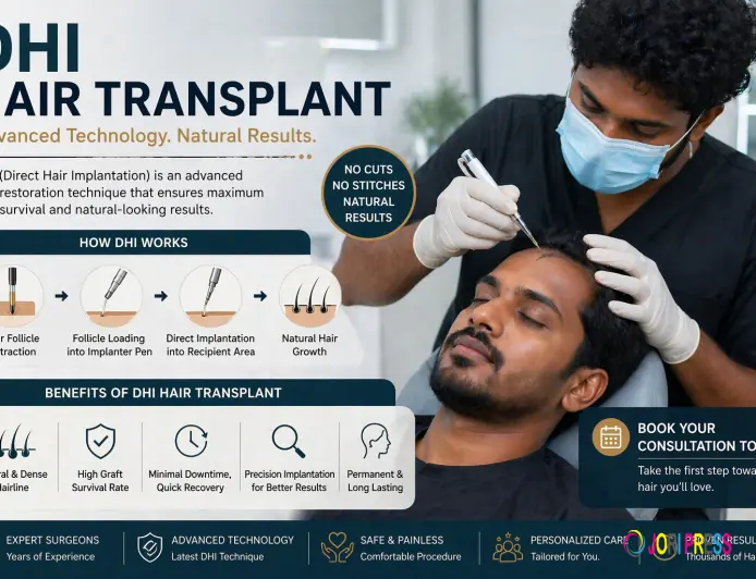 How to Choose the Right DHI Hair Transplant Clinic in India