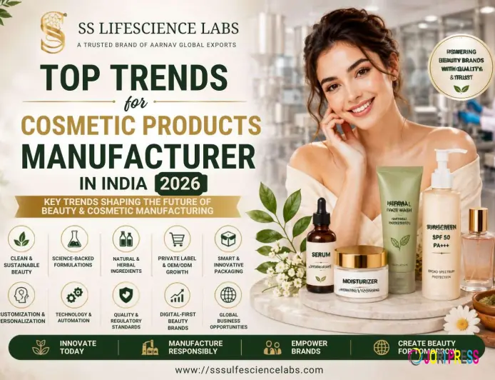 Top Trends for Cosmetic Products Manufacturer in India 2026