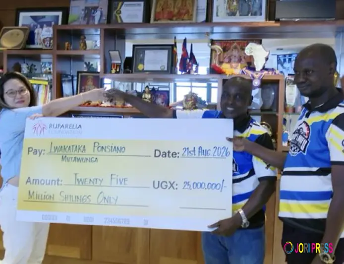  Rally Driver Lwakataka Receive UGX 25 Million Boost from Ruparelia Group Towards his Return Rally 
