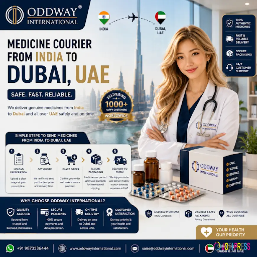 Why Choose a Medicine Courier from India to UAE? - Oddway