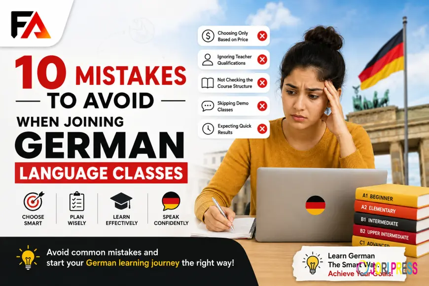 10 Mistakes to Avoid When Joining German Language Classes