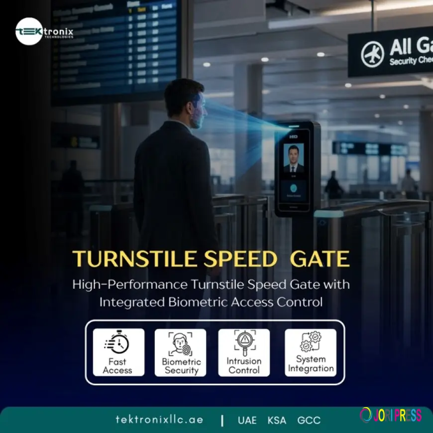 Next-Generation Turnstile Speed Gates for UAE Commercial and Government Facilities