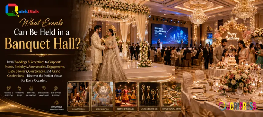 Top Events You Can Organize in a Banquet Hall