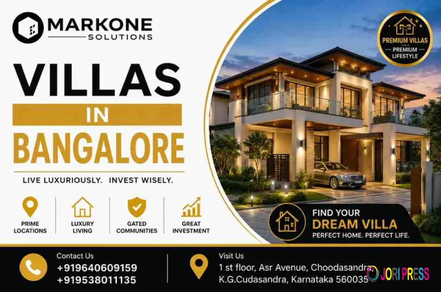 Best Villas in Bangalore – Find Your Dream Luxury Home with MARKONE SOLUTIONS