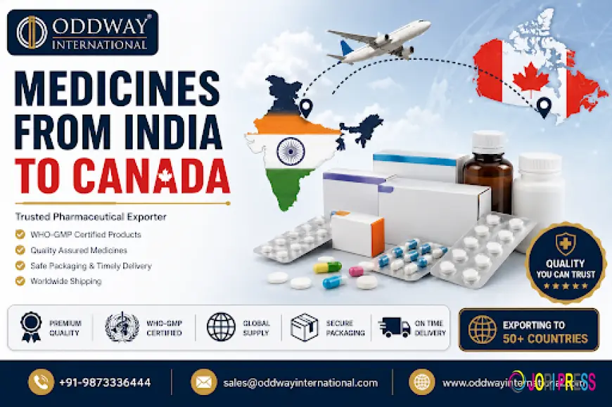 What to Know Before You Courier Medicines from India to Canada - Oddway