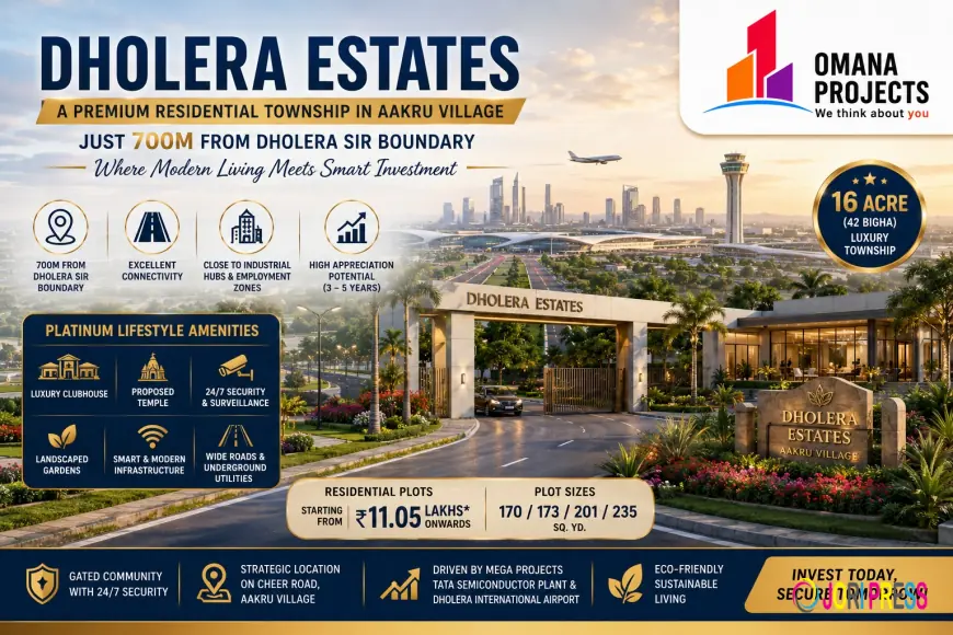 Dholera Estates in Aakru Village: A Premier Gated Township Near India’s First Smart City