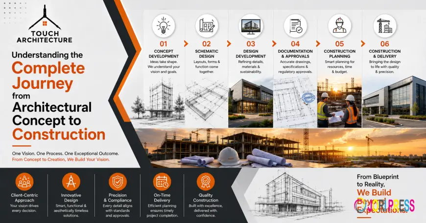 Understanding the Complete Journey from Architectural Concept to Construction
