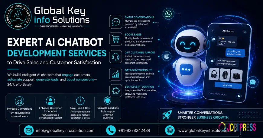 Expert AI Chatbot Development Services to Drive Sales and Customer Satisfaction