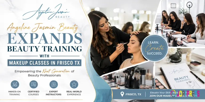 Angeline Jasmin Beauty Expands Beauty Training with Makeup Classes in Frisco TX