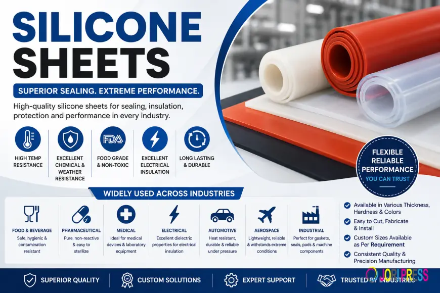 High Temperature Silicone Sheets for Industrial Sealing