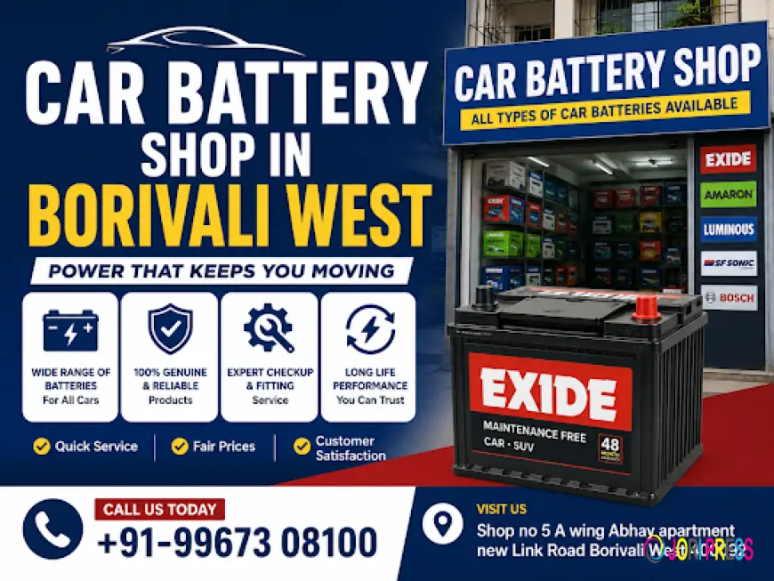 Car Battery Shop in Borivali West