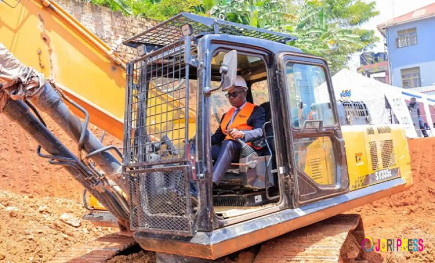 Finance Minister Musasizi Presides Over Groundbreaking Of New UBOS Statistics House In Entebbe