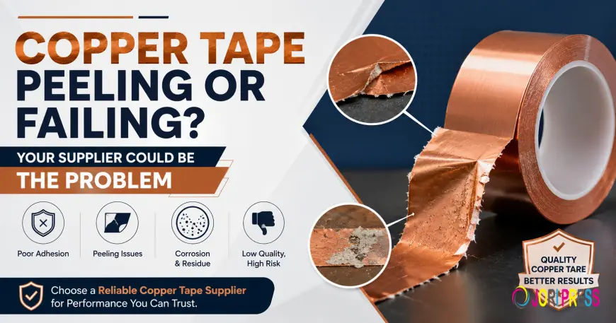 Copper Tape Peeling or Failing? Your Supplier Could Be the Problem