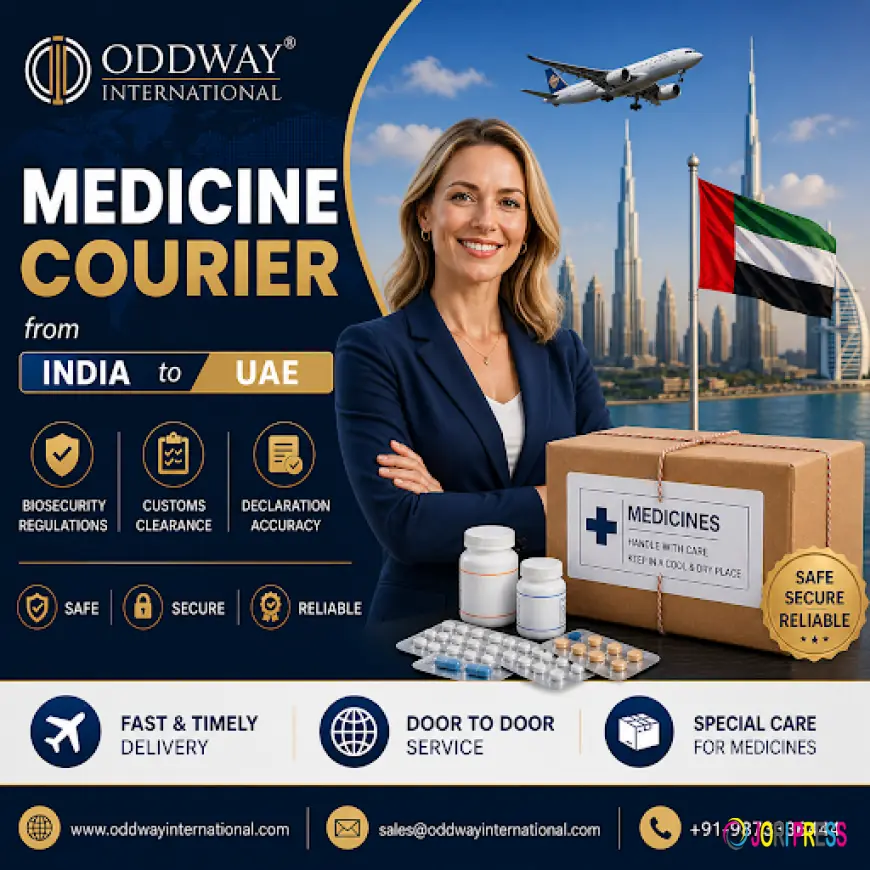 Medicine courier from India to UAE with Customs Support - Oddway