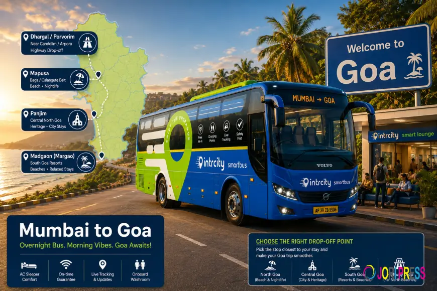 Mumbai to Goa Bus Drop-Off Points and How to Choose the Right One