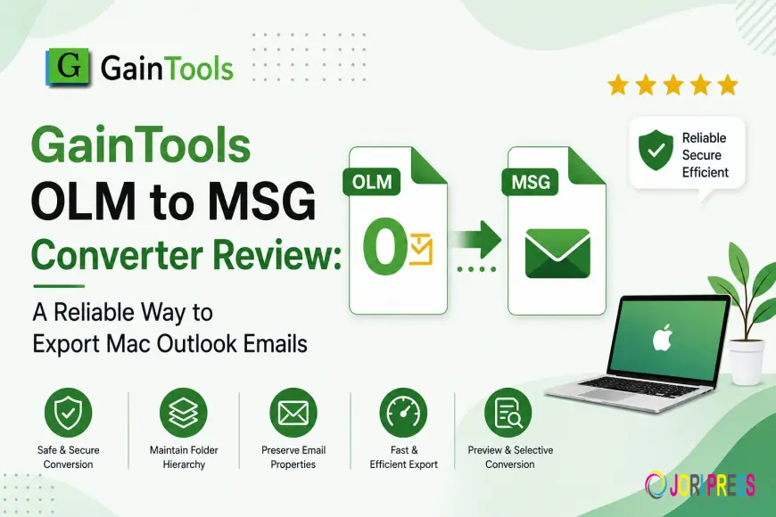 GainTools OLM to MSG Converter Review: A Reliable Way to Export Mac Outlook Emails