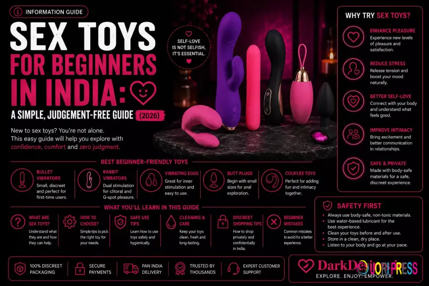 Sex Toys for Beginners in India: A Simple, Judgement-Free Guide (2026)