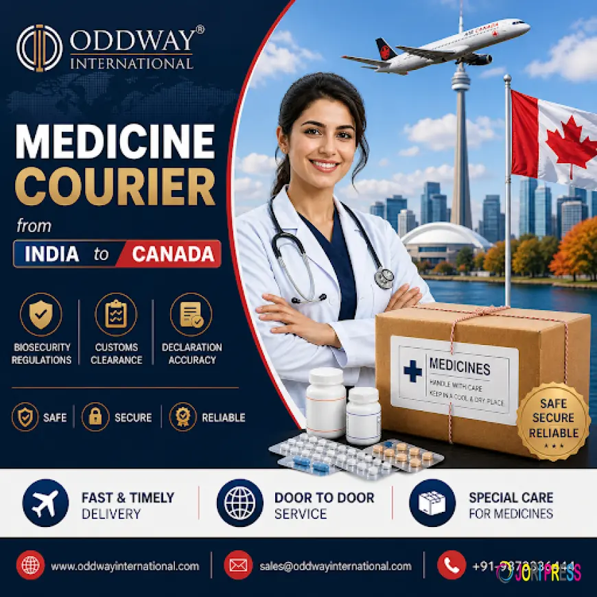 Key Steps for Medicine Courier From India To Canada - Oddway