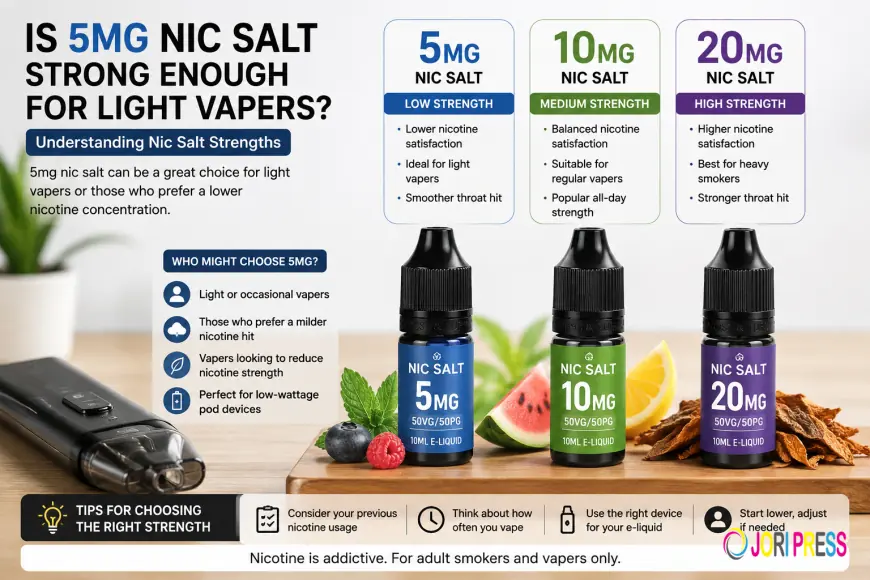 Is 5mg Nic Salt Strong Enough for Light Vapers?