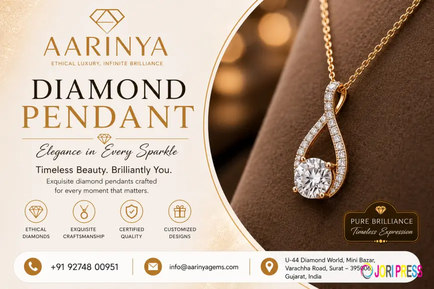Heart Diamond Pendant – A Beautiful Symbol of Love | Aarinya Gems Pvt. Ltd.