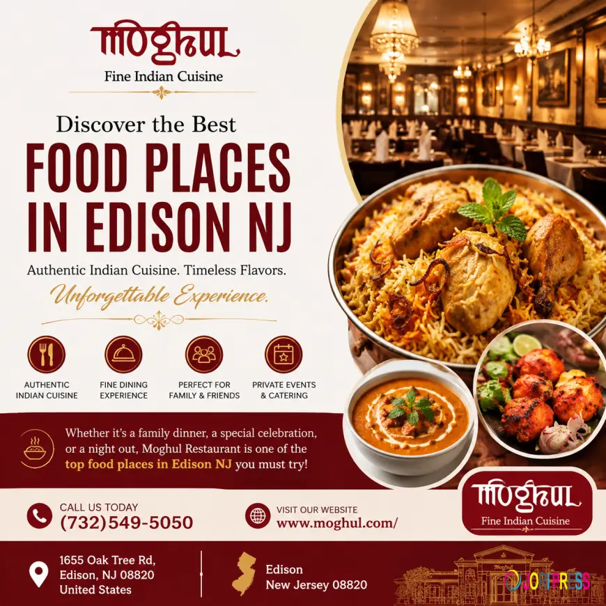 Find Delicious Food Places in Edison NJ for Indian Dining