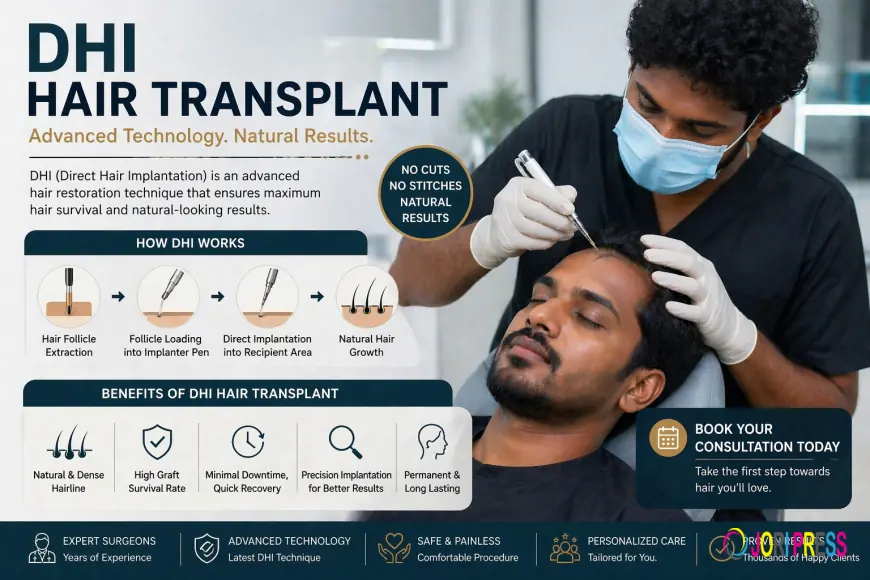 How to Choose the Right DHI Hair Transplant Clinic in India