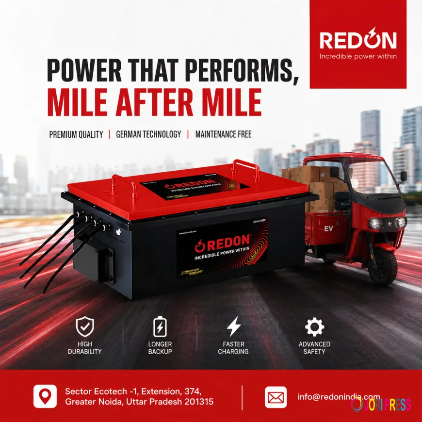 Top 5 Lithium Battery Companies in Noida Redon Lithium Industries Pvt Ltd
