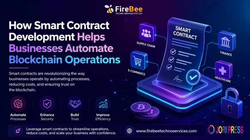 How Smart Contract Development Helps Businesses Automate Blockchain Operations