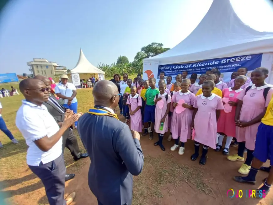Rotarian Daniel Mukasa Ddamulira urges government to strengthen menstrual hygiene education among schools
