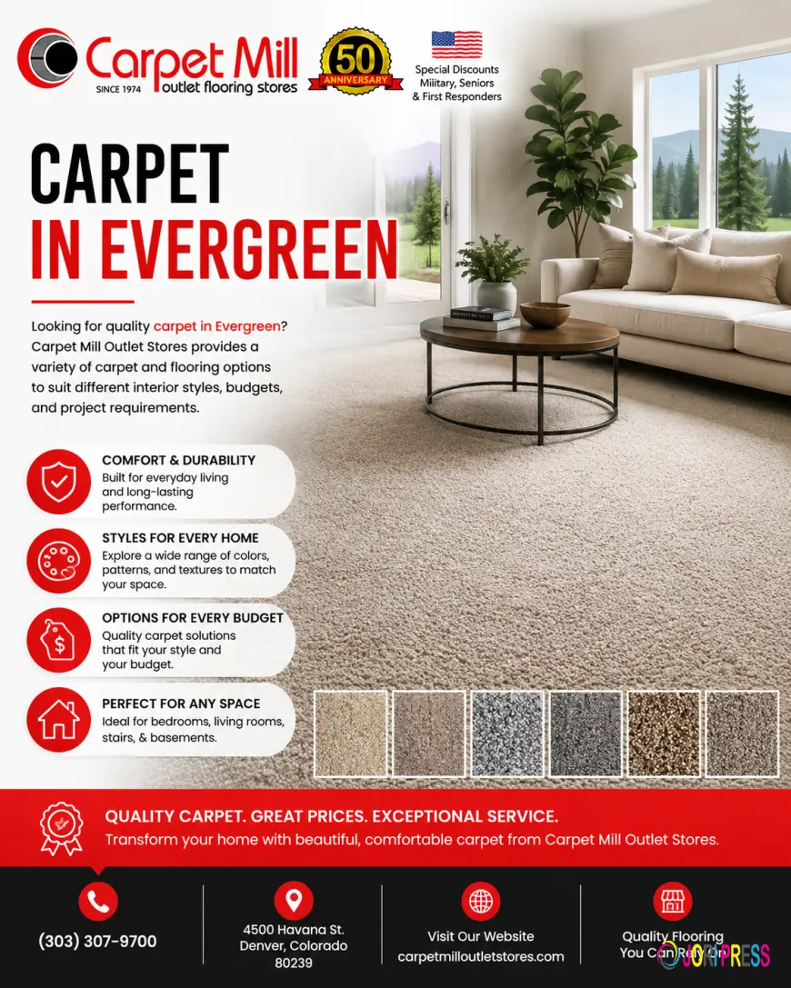 Explore Carpet Flooring Options in Evergreen