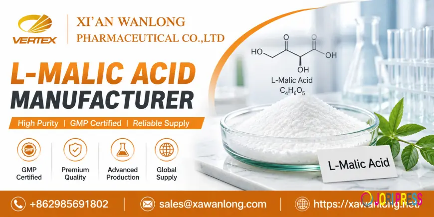 L-Malic Acid Manufacturer: Choosing a Trusted Partner for High-Purity Pharmaceutical and Industrial Applications