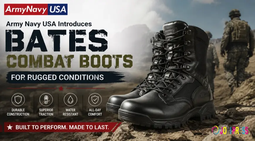 Army Navy USA Introduces Bates Combat Boots for Rugged Conditions